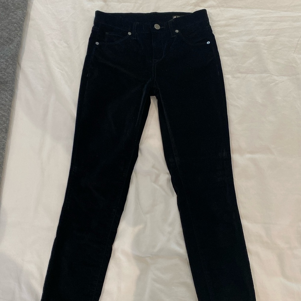 BlankNYC black velvet jeans - mid rise size 25 - NEVER WORN!